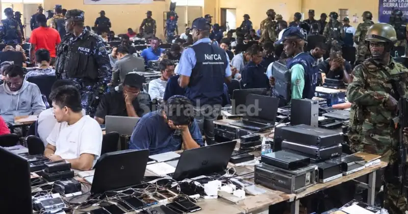 18 Arrested, About 400 Detained in Raids on Suspected Cybercrime Network